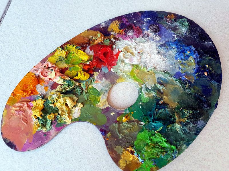 La palette aux couleurs
